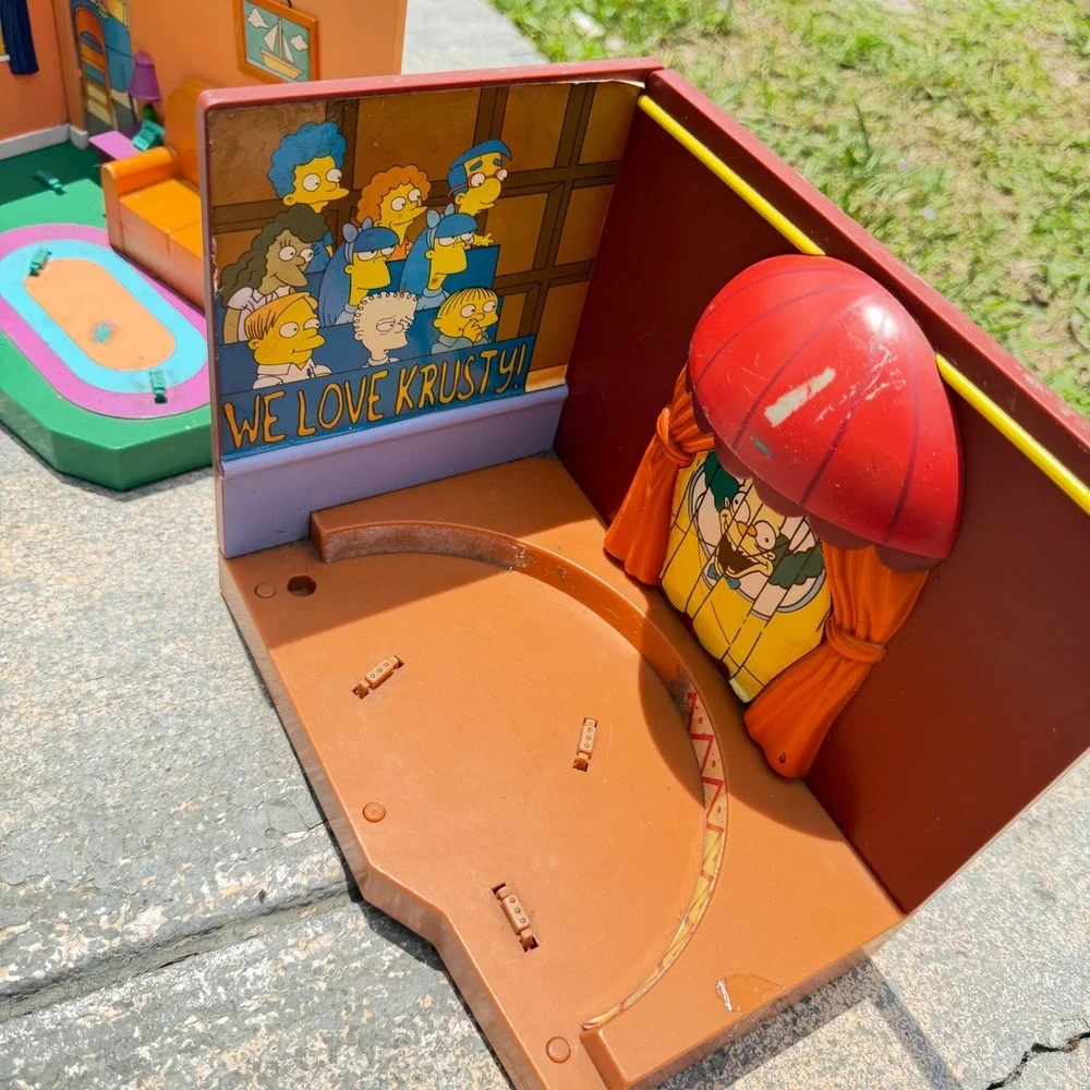 The Simpsons World of Springfield Playset Lot 6 Sets 2 Figures Playmates Vintage